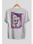 Hibiki 4 Anime Arka Baskılı Beyaz Oversize T-Shirt Pamuk Erkek Kadın 2