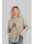 Nene Ebina 1 Anime Ön Baskılı Bej Oversize T-Shirt Erkek Kadın 3