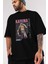 Kamina 5 Anime Ön Baskılı Siyah Oversize T-Shirt Erkek Kadın 3