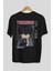 Toushirou Hijikata 2 Anime Arka Baskılı Siyah Oversize T-Shirt Erkek Kadın 4