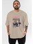 Nobara Kugisaki 6 Anime Ön Baskılı Bej Oversize T-Shirt Erkek Kadın 1