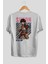 Simon 5 Anime Arka Baskılı Beyaz Oversize T-Shirt Pamuk Erkek Kadın 2