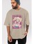 Alice Cartelet 12 Anime Ön Baskılı Bej Oversize T-Shirt Erkek Kadın 5