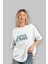 Justice Is Denied Ön Baskılı Beyaz Oversize T-Shirt Erkek Kadın Bisiklet Yaka 5