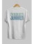 Summer California Arka Baskılı Beyaz Oversize T-Shirt Erkek Kadın Bisiklet Yaka 2