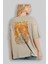 Naruto Itachı Uchıha Anime Arka Baskılı Bej Oversize T-Shirt %100 Pamuk Erkek Kadın 3