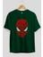 Spiderman Ön Baskılı Zümrüt Yeşili Oversize T-Shirt Erkek Kadın 2