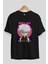 Killua Zoldyck 12 1 Anime Ön Baskılı Siyah Oversize T-Shirt Erkek Kadın 2