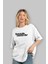 Namusuma Tabanca Ha Ön Baskılı Beyaz Oversize T-Shirt Erkek Kadın Bisiklet Yaka 4