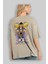 Dragonball Reyvegeta Anime Arka Baskılı Bej Oversize T-Shirt %100 Pamuk Erkek Kadın 3