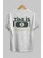 Time Is Original Arka Baskılı Beyaz Oversize T-Shirt Erkek Kadın Bisiklet Yaka 3