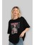 Sukuna Ryoumen 1 Anime Ön Baskılı Siyah Oversize T-Shirt Erkek Kadın 4