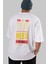 All You Need Is Love Arka Baskılı Beyaz Oversize T-Shirt Erkek Kadın Bisiklet Yaka 1