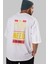 All You Need Is Love Arka Baskılı Beyaz Oversize T-Shirt Erkek Kadın Bisiklet Yaka 4