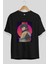 Reg 7 Anime Ön Baskılı Siyah Oversize T-Shirt Erkek Kadın 2