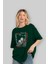 Death Note Anime Ön Baskılı Zümrüt Yeşili Oversize T-Shirt Erkek Kadın 4