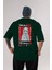 Marın Kıtagawa Anime Arka Baskılı Zümrüt Yeşili Oversize T-Shirt Pamuk Erkek Kadın 1