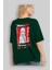 Marın Kıtagawa Anime Arka Baskılı Zümrüt Yeşili Oversize T-Shirt Pamuk Erkek Kadın 4