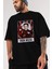 Elon Musk Iron Man Ön Baskılı Siyah Oversize T-Shirt Erkek Kadın Bisiklet Yaka 4