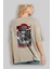 Shısuı Uchıha Naruto Anime Arka Baskılı Bej Oversize T-Shirt %100 Pamuk Erkek Kadın 3