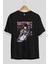 Satsuki Kiryuuin 8 Anime Ön Baskılı Siyah Oversize T-Shirt Erkek Kadın 2