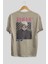 Johan Liebert Monster Anime Arka Baskılı Bej Oversize T-Shirt %100 Pamuk Erkek Kadın 2