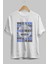 Who Is The King Yazılı Ön Baskılı Beyaz Oversize T-Shirt Erkek Kadın Bisiklet Yaka 3