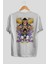 Dragonball Reyvegeta Anime Arka Baskılı Beyaz Oversize T-Shirt Pamuk Erkek Kadın 2