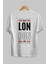 London City Yazılı Arka Baskılı Beyaz Oversize T-Shirt Erkek Kadın Bisiklet Yaka 2