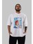 Everyday Is Women Day Ön Baskılı Beyaz Oversize T-Shirt Erkek Kadın Bisiklet Yaka 1