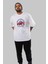 Love Affection Japanese Ön Baskılı Beyaz Oversize T-Shirt Erkek Kadın Bisiklet Yaka 3