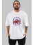 Love Affection Japanese Ön Baskılı Beyaz Oversize T-Shirt Erkek Kadın Bisiklet Yaka 5
