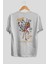 Zeus Nami Anime Arka Baskılı Beyaz Oversize T-Shirt Pamuk Erkek Kadın 2