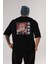 Sukuna Ryoumen 4 Anime Arka Baskılı Siyah Oversize T-Shirt Erkek Kadın 5