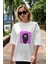 Haters Brooklyn Street Ön Baskılı Beyaz Oversize T-Shirt Erkek Kadın Bisiklet Yaka 3