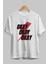 Okay Ön Baskılı Beyaz Oversize T-Shirt Erkek Kadın Bisiklet Yaka 2