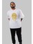 Breaking Bad Ön Baskılı Beyaz Oversize T-Shirt Erkek Kadın Bisiklet Yaka 5