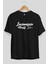 Incinmişsin Dedi Ön Baskılı Siyah Oversize T-Shirt Erkek Kadın Bisiklet Yaka 2