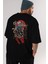 Trıbal (2) Anime Arka Baskılı Siyah Oversize T-Shirt Erkek Kadın 1