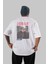 Johan Liebert Monster Anime Arka Baskılı Beyaz Oversize T-Shirt Pamuk Erkek Kadın 1