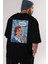 Everyday Is Women Day Arka Baskılı Siyah Oversize T-Shirt Erkek Kadın Bisiklet Yaka 4