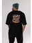 Never Doubt Yourself Arka Baskılı Siyah Oversize T-Shirt Erkek Kadın Bisiklet Yaka 2