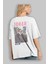 Johan Liebert Monster Anime Arka Baskılı Beyaz Oversize T-Shirt Pamuk Erkek Kadın 3