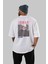 Johan Liebert Monster Anime Arka Baskılı Beyaz Oversize T-Shirt Pamuk Erkek Kadın 4