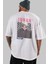 Johan Liebert Monster Anime Arka Baskılı Beyaz Oversize T-Shirt Pamuk Erkek Kadın 5