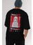 Marın Kıtagawa Anime Arka Baskılı Siyah Oversize T-Shirt Erkek Kadın 5