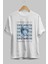 Nobody Understand Ön Baskılı Beyaz Oversize T-Shirt Erkek Kadın Bisiklet Yaka 4