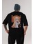 Umaru Doma 5 Anime Arka Baskılı Siyah Oversize T-Shirt Erkek Kadın 1