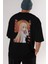 Umaru Doma 5 Anime Arka Baskılı Siyah Oversize T-Shirt Erkek Kadın 2