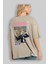 Nobara Kugisaki 6 Anime Arka Baskılı Bej Oversize T-Shirt %100 Pamuk Erkek Kadın 3
